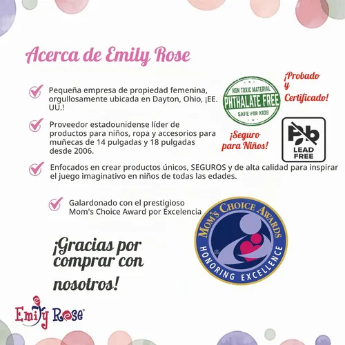 Vista 8 de Emily Rose Juego de litera blanca individual de muñeca de 18 pulgadas