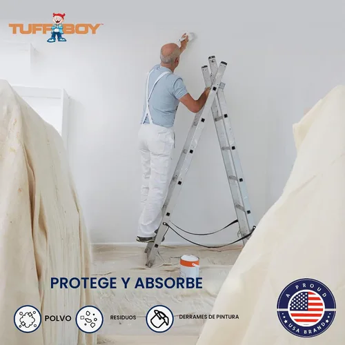 Vista 3 de Lona resistente de grado comercial de 12 onzas, 4 x 12 pies, lona 12 oz - Grado comercial