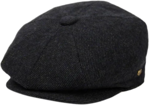 Vista 12 de Sombrero clásico de 8 paneles de mezcla de lana Newsboy Snap Brim Collection para hombre