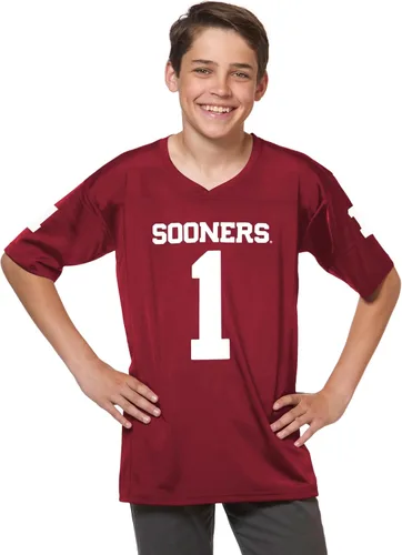 Vista 15 de Little King NCAA - Touchdown Pass - Camiseta de fútbol americano para jóvenes y adolescentes del equipo - Tallas Pequeña Juvenil-XL Juvenil