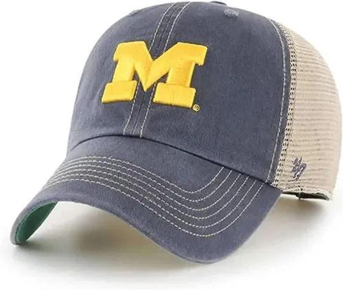 Vista 12 de 47 MLB Trawler Team Color Mesh Trucker Clean Up Gorra Ajustable, Talla Única para Adultos Boston Red Sox