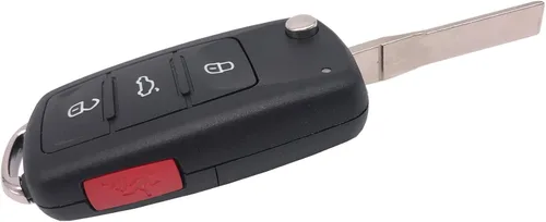 Vista 3 de Horande Funda de repuesto para llavero VW Jetta Passat Golf GTI plegable sin llave