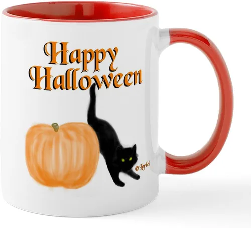 Vista 22 de CafePress Sincere Pumpkin Patch Mug Taza de café de cerámica de 11 oz (11.0 fl oz)