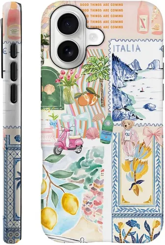 Vista 92 de Compatible con iPhone 13, Funda para teléfono duradera y a prueba de golpes con diseño de estantería de otoño - Calabaza de otoño Otoño Otoño