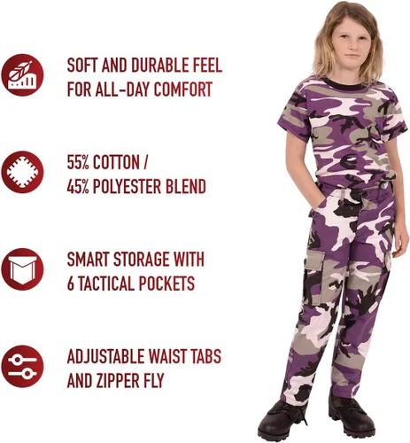 Vista 19 de Rothco Kids Bdu Pantalones – Acu Digital Camo