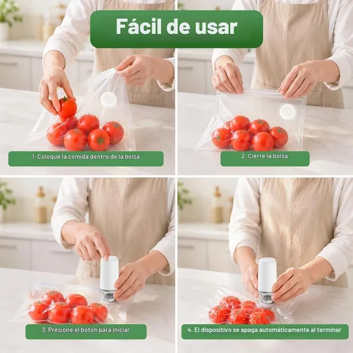 Vista 7 de COO Sellador al vacío para alimentos, sellador portátil de mano