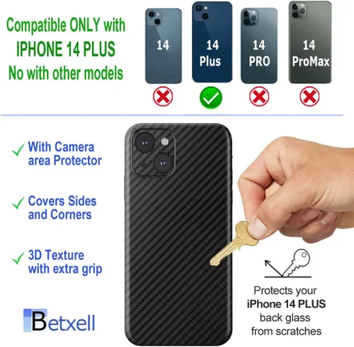 Vista 3 de 14 PLUS Skin Wrap 3M Film Protector para lados y espalda (fibra de carbono)