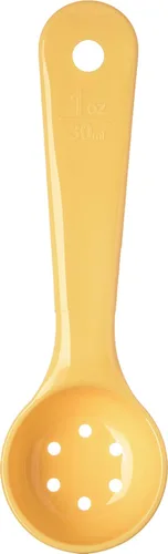 Vista 2 de Paquetes de cucharas de control de porciones con codificación cromática de mango corto Carlisle, Amarillo, 1