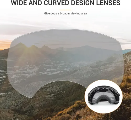Vista 5 de Gafas de sol para perros de razas grandes, protección UV para perros medianos a grandes, protección ocular de mascotas