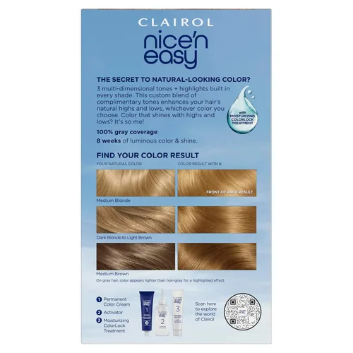 Vista 83 de Clairol Nice'n Easy - Tinte permanente para el cabello, color castaño medio 5, paquete de 3 unidades 5 Marrón medio