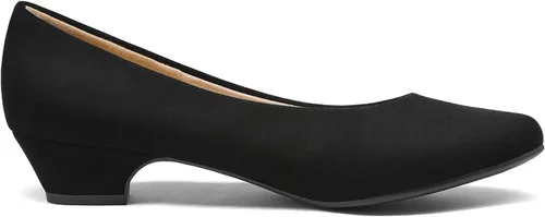 Vista 3 de Dream Pairs - Zapatos de tacón alto Mila Low Chunky para mujer