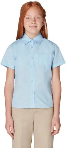 Vista 6 de French Toast - Blusa de manga corta para niña con bolsillo Blanco