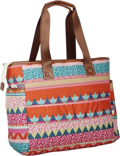 Vista 4 de Lily Bloom Bolso de mano con patrón para mujer, bolso de mano de gran capacidad, bolso de hombro