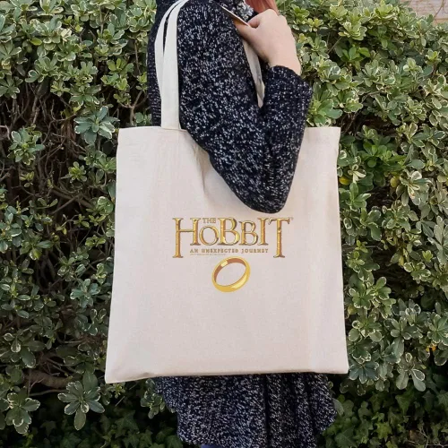 Vista 3 de GRAPHICS & MORE The Hobbit An Unexpected Journey - Bolsa reutilizable de viaje con logotipo, Multi
