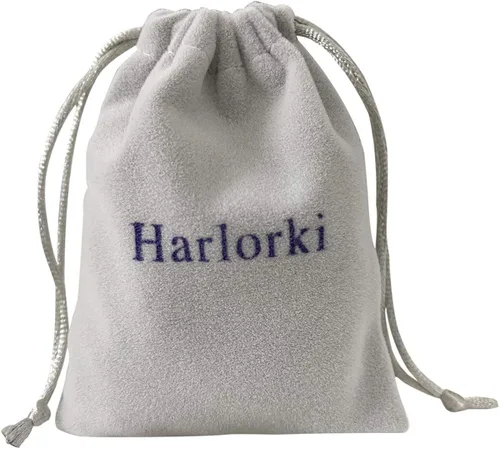 Vista 7 de Harlorki Pulsera de pulsera chapada en plata 925 con colgante de corazón de amor para mujer
