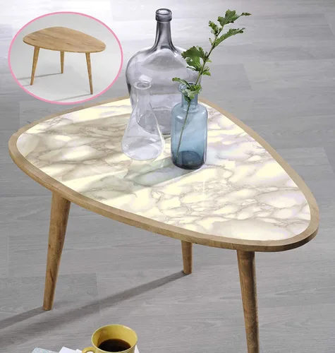 Vista 3 de 53356 - Lámina decorativa autoadhesiva para muebles, efecto mármol blanco, 17.7 x 78.7 in, resistente al agua