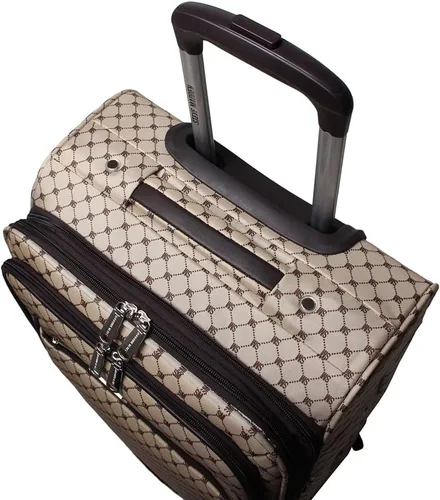 Vista 8 de Steve Madden Equipaje de diseñador, Marrón nobleBronceado, Bolsa de mano con ruedas giratorias