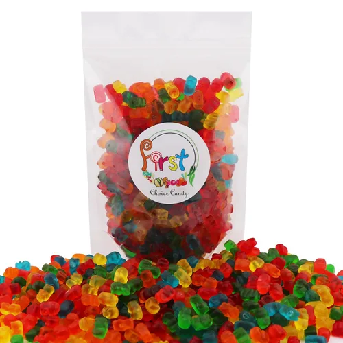 Vista 2 de FirstChoiceCandy Mini ositos de gomita, Mix Mini Cubs Gummi (1 libra (paquete de 1))