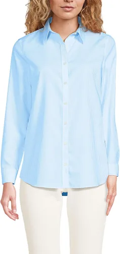 Vista 14 de Lands' End - Camisa de manga larga de cordón Pinwale para mujer
