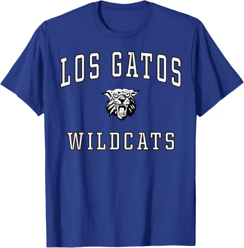 Vista 24 de Camiseta de Los Gatos de la escuela secundaria de Wildcats C1