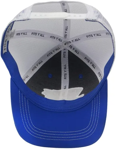 Vista 8 de Fits Y'all USA Flag Americana Structured Trucker Hat for Unisex and 3XL Oversize