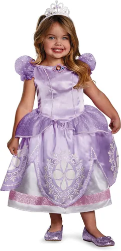 Vista 2 de Disfraz para niña de la princesa Sofía de Disney, 3T-4T, Un solo