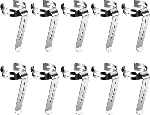 Vista 22 de Paquete de 10 linternas B101 – Clip duradero de acero inoxidable para bolígrafo y clip para tapa, cómodo de llevar B101X10