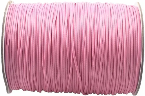 Vista 7 de Cordón de poliéster encerado para hacer joyas, cuerda encerada con carrete para hilo de manualidades (negro, 0.020 in (150 yardas))