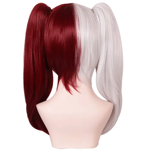 Vista 3 de ColorGround Peluca corta de anime para cosplay