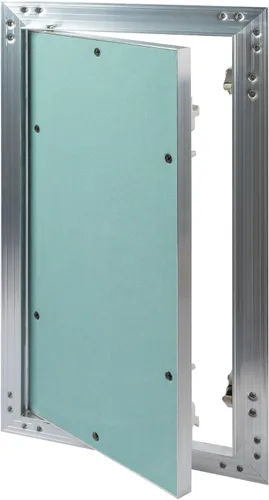 Vista 56 de Panel de acceso de aluminio para paneles de yeso de 6 x 6 pulgadas, puerta del eje de servicio, plomería, electricidad, calefacción, escotilla