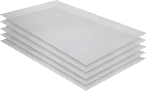 Vista 14 de RESILIA Juego de revestimientos industriales para estantes de alambre, 1 paquete, forros impermeables resistentes de 24 x 48 pulgadas, cubiertas