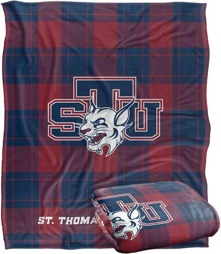 Vista 164 de LOGOVISION St John's University Campus Plaid Spirit Silky Touch Manta súper suave 36 x 58 pulgadas