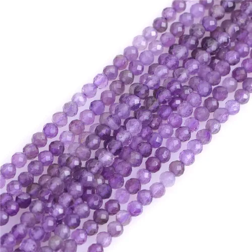 Vista 34 de GEM-Inside Cuentas espaciadoras redondas facetadas de gemas de lapislázuli azul natural semipreciosas de 2mm para hacer joyas 15