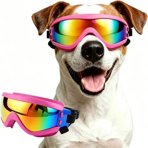 Vista 20 de Antiparras anteojos de sol para gatos o perros pequeños, Negro Negro clásico