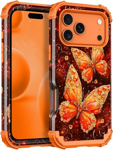 Vista 59 de Miqala Funda compatible con iPhone 8 Plus, iPhone 7 Plus, que brilla en la oscuridad, tres capas, resistente a los golpes, parachoques de plástico