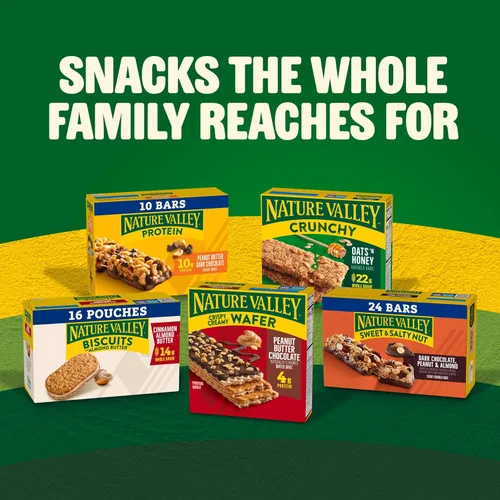 Vista 9 de Nature Valley Barras de granola de nueces dulces y saladas, chocolate oscuro cacahuate almendra, 6 barras, 7.2 oz
