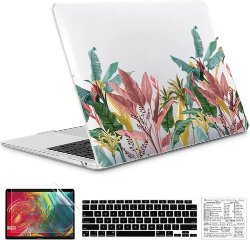 Vista 30 de Funda compatible con MacBook Air de 13 pulgadas 2022, 2021-2018 A2337 M1 A1932 A2179, carcasa de plástico duro duradero, cubierta de teclado