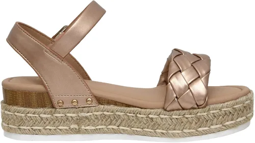 Vista 3 de CUSHIONAIRE Sandalia de cuña tejida Mae para mujer