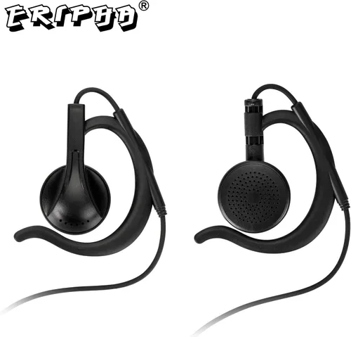 Vista 6 de Auricular VOX para Midland GXT1000VP4 Walkie Talkie 2 vías Radio auricular clip auricular con micrófono PTT LXT500VP3 GXT1050VP4 GXT1000XB