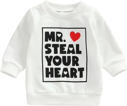 Vista 48 de YINGISFITM Sudadera de manga larga con cuello redondo para bebé, niña, niño, Navidad, suéter de manga larga, ropa de otoño