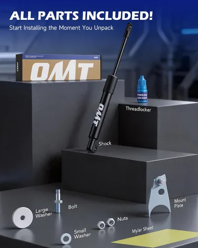 Vista 6 de OMT - Amortiguador de asistencia para puerta trasera de camión compatible