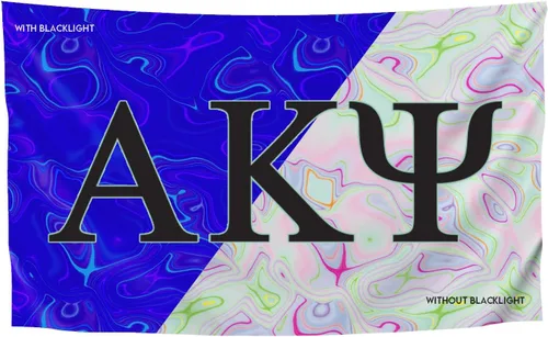 Vista 10 de Greek Club Sorority & Fraternity - Bandera de luz negra, 3 pies x 5 pies, licencia oficial, tapiz, exhibición, poliéster, pancarta de letras, CHI