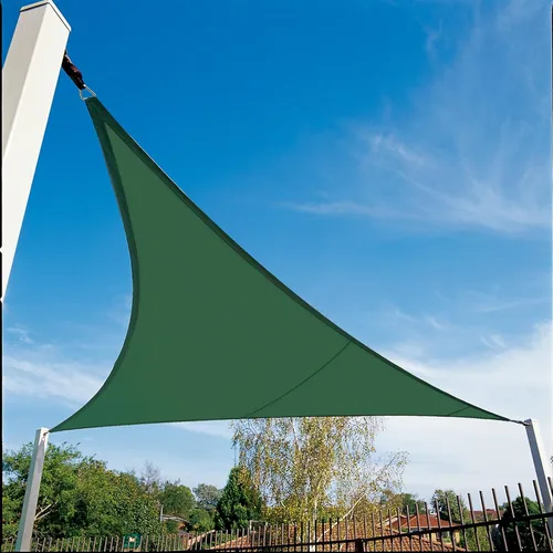 Vista 3 de Coolaroo Coolhaven - Kit de vela para exteriores, 95 % de bloqueo UV, transpirable, con herrajes de acero inoxidable para patio, terraza, jardín