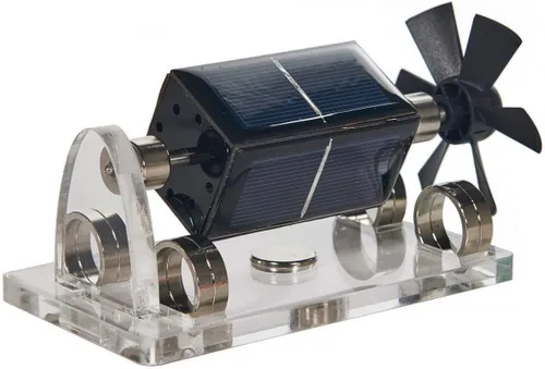 Vista 6 de Sunnytech Motor de motor Stirling de baja temperatura Modelo de levitación magnética solar Mendocino Educación Modelo Kit de juguete LT001-ST41