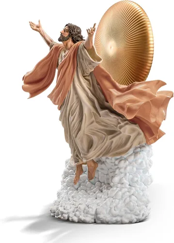 Vista 2 de Escultura de estatua de Polystone de primera calidad a escala 1:4 de la Ascensión de Jesucristo Edición de bata bronceada a escala 1:4