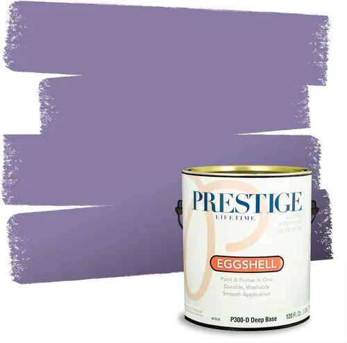 Vista 124 de PRESTIGE Pintura exterior e imprimación en uno, bingo, satén, 1 galón