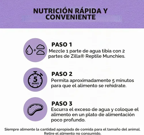 Vista 3 de Zilla Reptile Munchies - Mezcla de verduras y frutas, 4 onzas