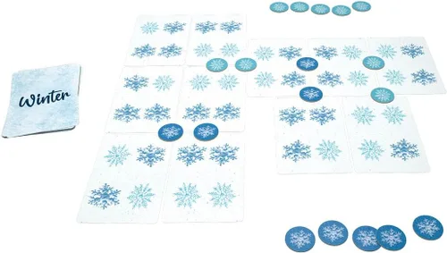 Vista 4 de Devir - Juego de mesa de invierno, juego de estrategia abstracta con control de área y colocación de cartas, juego de duelo para 2 jugadores