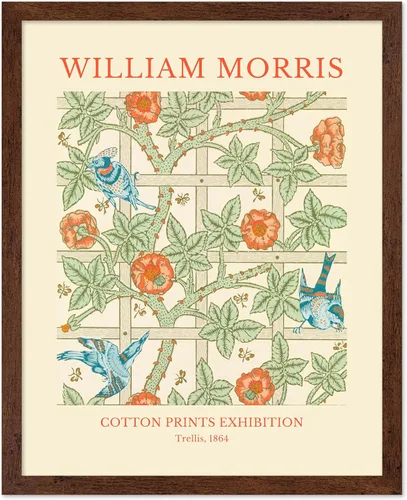 Vista 11 de Poster Master Impresión Vintage del Ladrón de Fresas - Póster Retro de William Morris - Arte de Patrón Floral - Regalo para Hombres y Mujeres