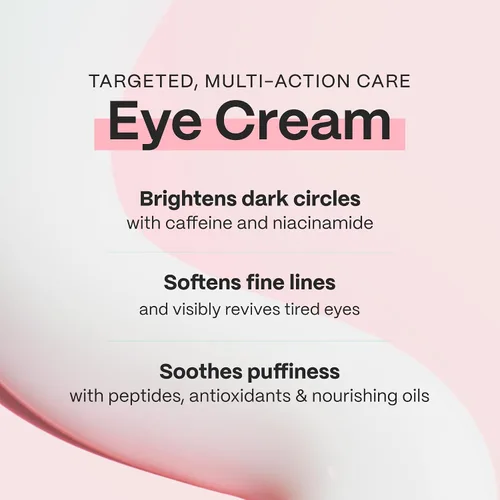 Vista 2 de Mad Hippie Crema de ojos - Crema antienvejecimiento para ojeras e hinchazón con niacinamida, péptidos, ciruela Kakadu y regaliz, tratamiento de ojos